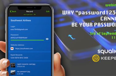 keeper security & squalio webinar