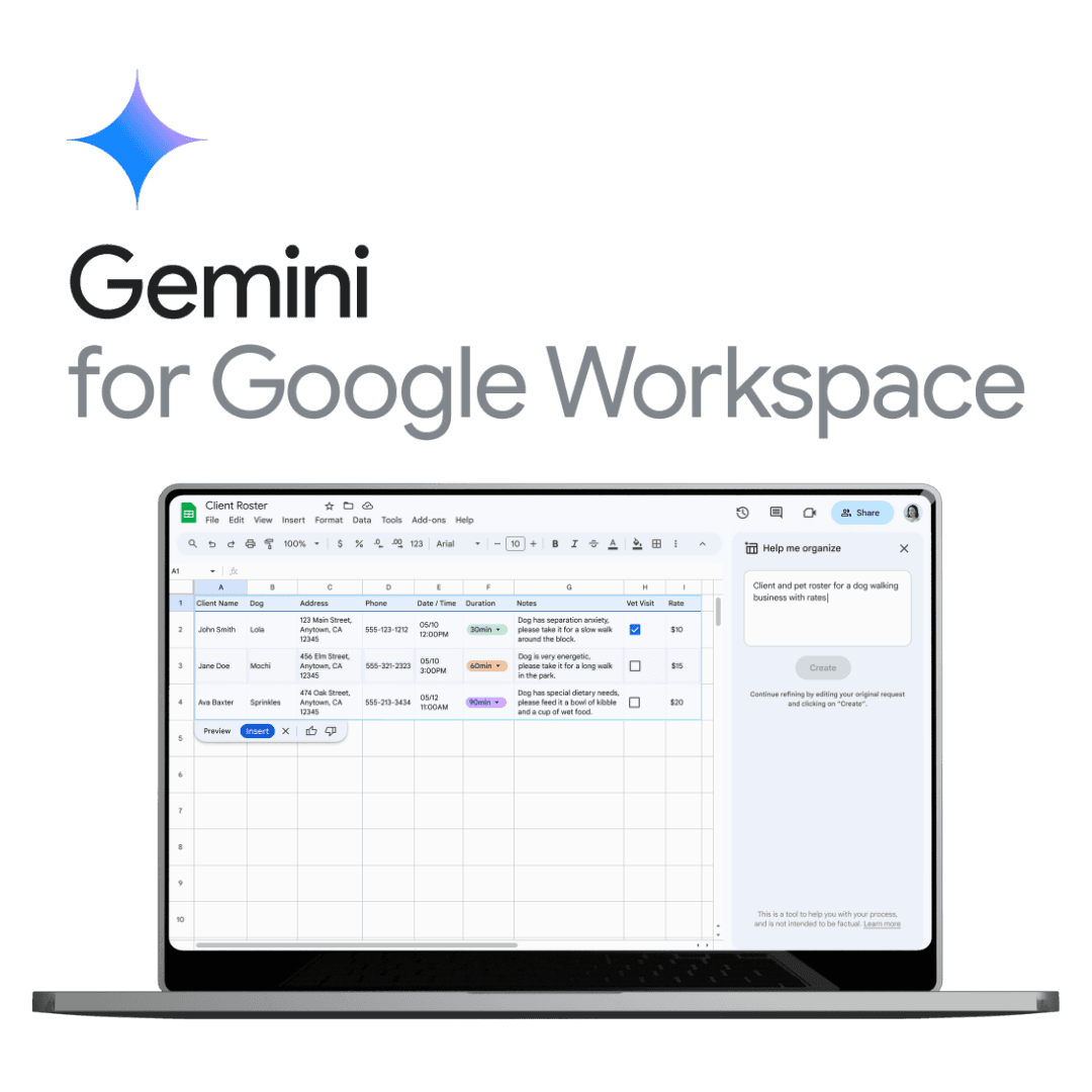 Need a customized Gemini workshop for your company? 