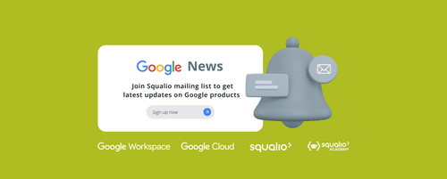 Subscribe to a Newsletter about Google Products
